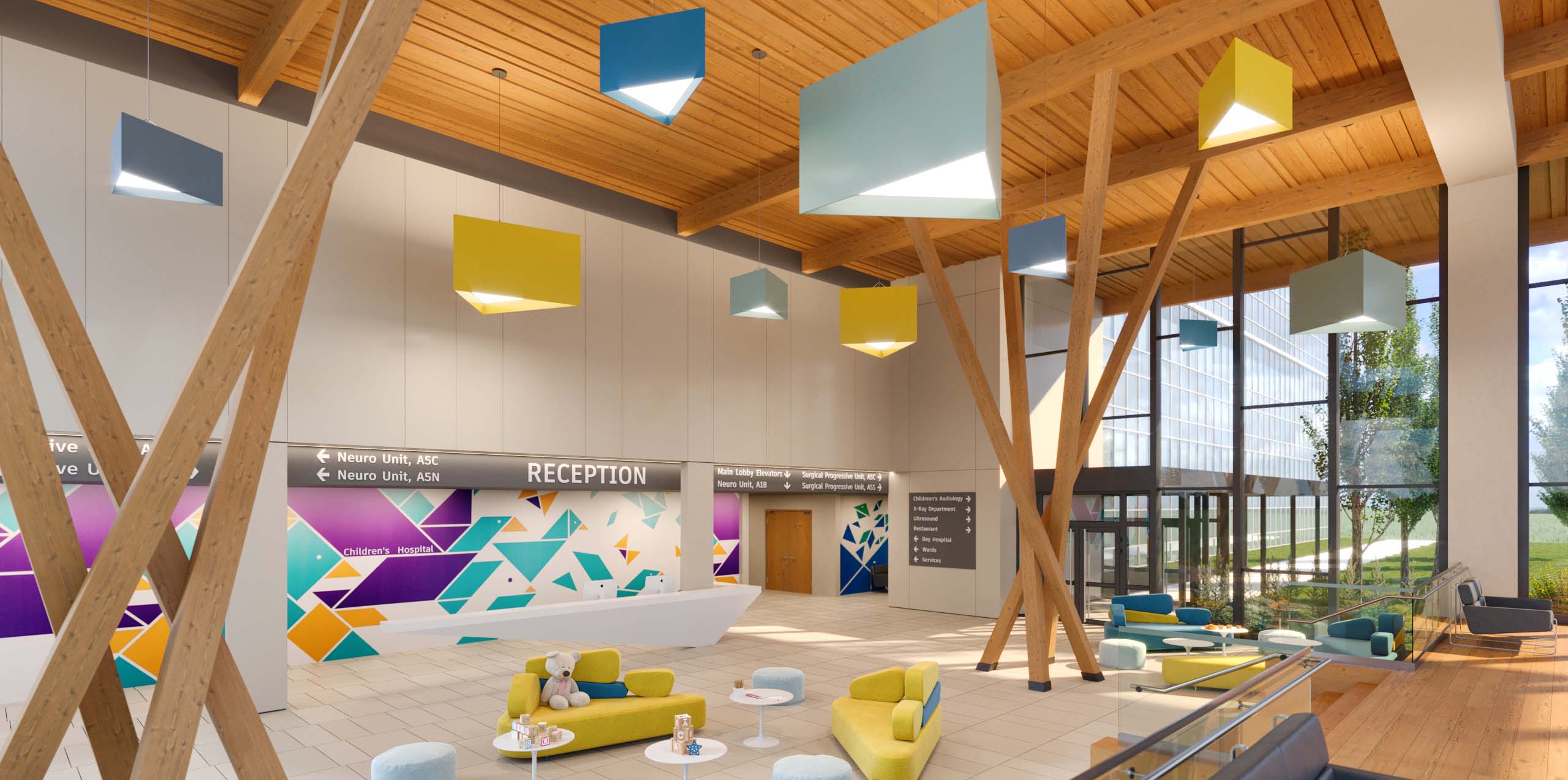 Childrens Hospital - Celest Lighting by Visa Lighting